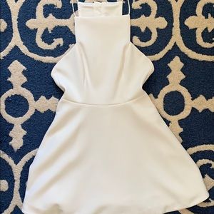 White cocktail dress